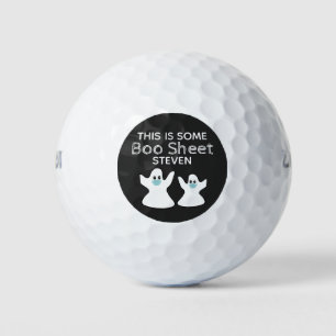 Balles De Golf Drôle Halloween Boite Sheet Ghost Quote personnali