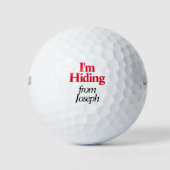 Balles De Golf Drôle Je Cache Personnalisé (Devant)