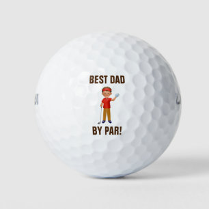 Balles De Golf Drôle Meilleur Papa Par Par Par