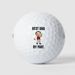 Balles De Golf Drôle Meilleur Papa Par Par Par
