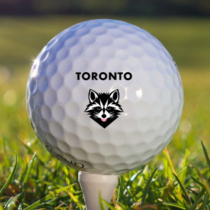 Balles De Golf Drôle Mocking Toronto Raccoon Couleur claire