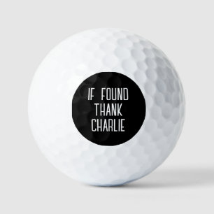 Balles De Golf Drôle Nom personnalisé Boules de golf