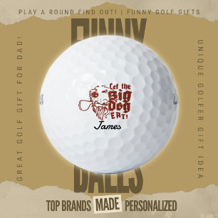 Balles De Golf Drôle Papa Golfeur Gros Frappeur Laissez Le Gros C