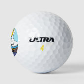 Balles De Golf Drôle pélican de pêche (Logo)
