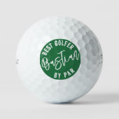 Balles De Golf Drôle Punny Meilleur Golfeur par Par (Recto)