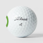Balles De Golf Drôle Reine du Monogramme Vert (Logo)