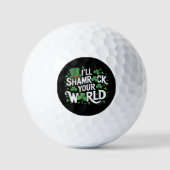 Balles De Golf Drôle Shamrock Trèfle Saint-Patrick Titleist (Recto)