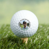 Balles De Golf Drôle Si Trouvé, S'Il Vous Plaît Toucher Meilleure (T-shirt Insitu)