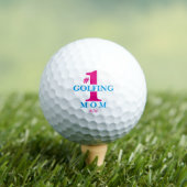 Balles de Golf Drôles #1 Meilleure Maman de Golf M (T-shirt Insitu)