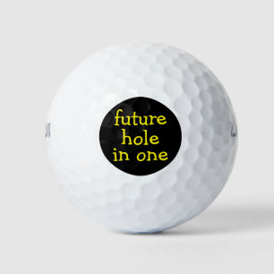 Balles de Golf Drôles avec un Trou en Un