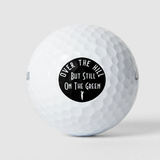 Balles de Golf Drôles d'Anniversaire Pour Les Plus (Devant)