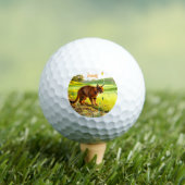 Balles de Golf Drôles de Gros Chat (T-shirt Insitu)