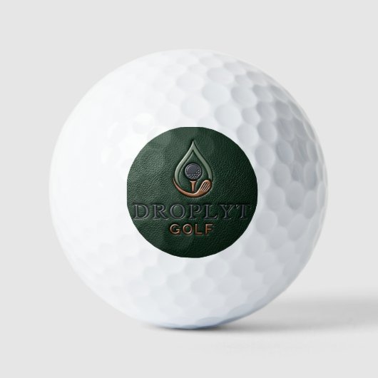 Balles De Golf Droplyt Golf Heritage Vert (Recto)