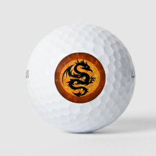 balles de golf du dragon de feu