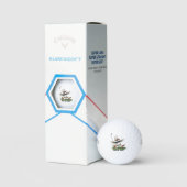 Balles De Golf Duck And Cover Golf Ball Dessin Panique (Conditionnement)