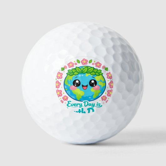 Balles De Golf Earth Day Golf Balls (Recto)