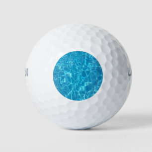 Balles De Golf Eau de piscine bleu ciel cristallin