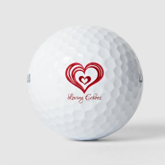Balles De Golf Échos d'amour (Devant)