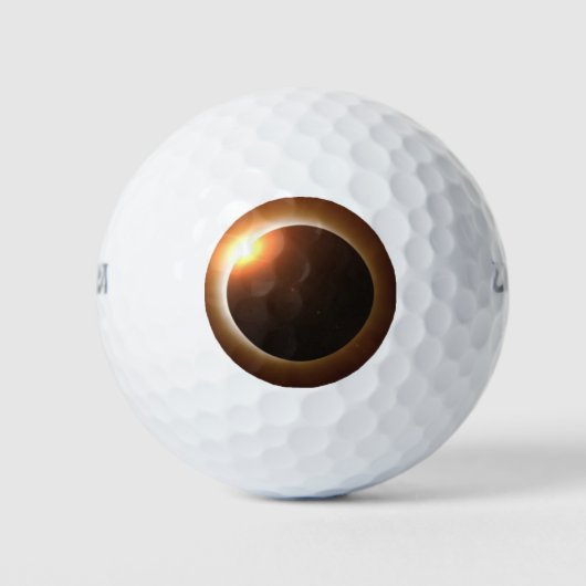 Balles De Golf Éclipse solaire totale (Devant)