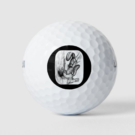 Balles De Golf Écureuil (Devant)
