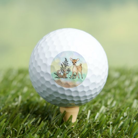 Balles De Golf Écureuil et Reh Golf (T-shirt Insitu)