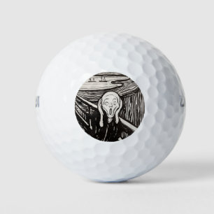Balles De Golf Edvard Munch La Lithographie De Cri Imprimer Célèb