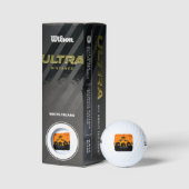 Balles De Golf Éffrayant Halloween Citrouilles Jack-o-Lanterns (Emballage)