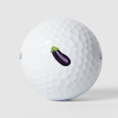 Balles De Golf Eggplant Emoji (Devant)
