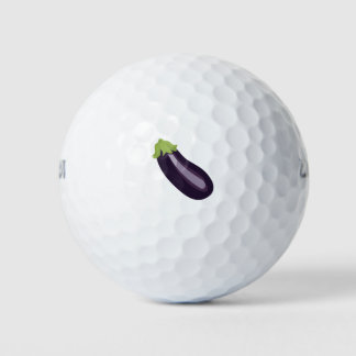 Balles De Golf Eggplant Emoji