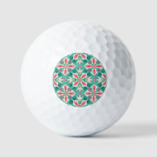 Balles De Golf Elégance florale : motif vintage sans soudure.