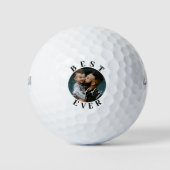 Balles De Golf Elegant Best Daddy Ever Script Fête des pères Phot (Devant)