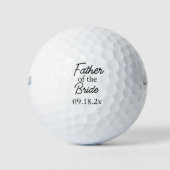 Balles De Golf Elegant Father of the Bride (Devant)