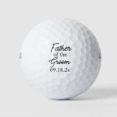Balles De Golf Elegant Father of the Groom (Devant)