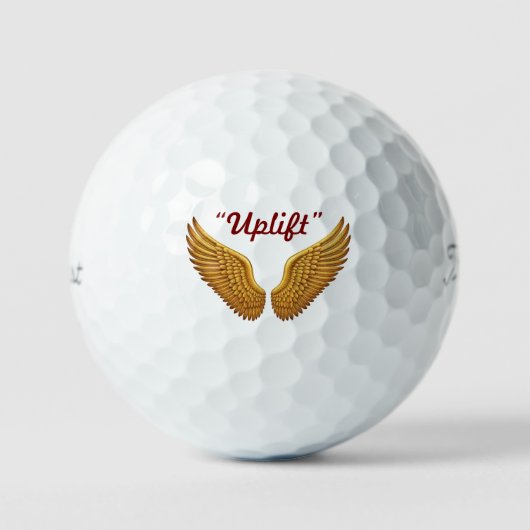 Balles De Golf "Elegant Flight" (Recto)