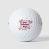 Balles De Golf Élégant Heureuse Sainte-Valentin (Devant)