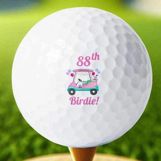Balles De Golf Élégante partie de golf féminin Panier 88e anniver