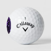Balles De Golf Elephant Golf Balls Marcher violet étoile nuit (Logo)