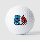 Balles De Golf Elephant vs Donkey Graphic (Recto)