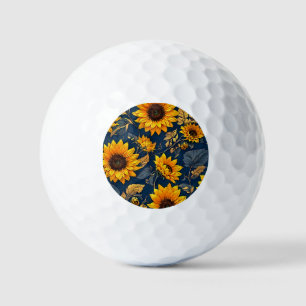 Balles De Golf Elevez votre jeu avec l'élégance florale : Tournes