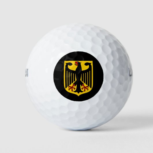 balles de golf emblème allemagne (Devant)