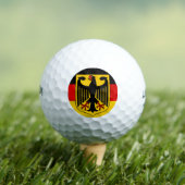Balles De Golf emblème allemand (T-shirt Insitu)
