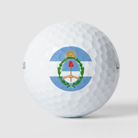 Balles De Golf emblème de l'argentine (Devant)
