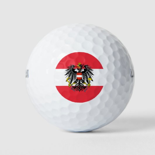 Balles De Golf emblème de l'autriche (Devant)
