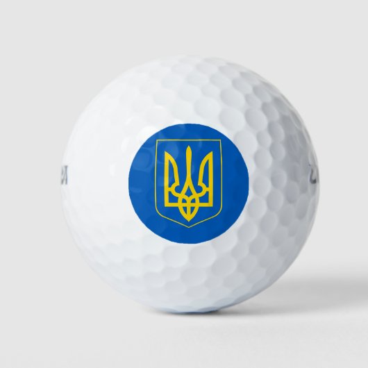 Balles De Golf emblème de l'ukraine (Devant)
