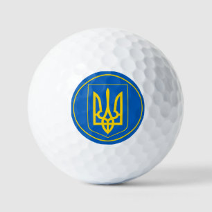 Balles De Golf emblème de l'ukraine