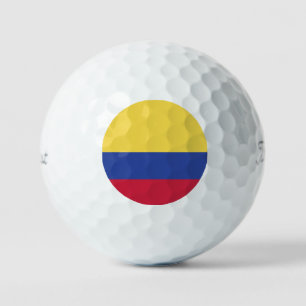 Balles De Golf Emblème du drapeau colombien