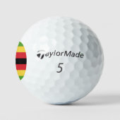 Balles De Golf Emblème du drapeau du Zimbabwe (Logo)