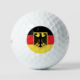 Balles De Golf Emblème du pavillon de l'Allemagne