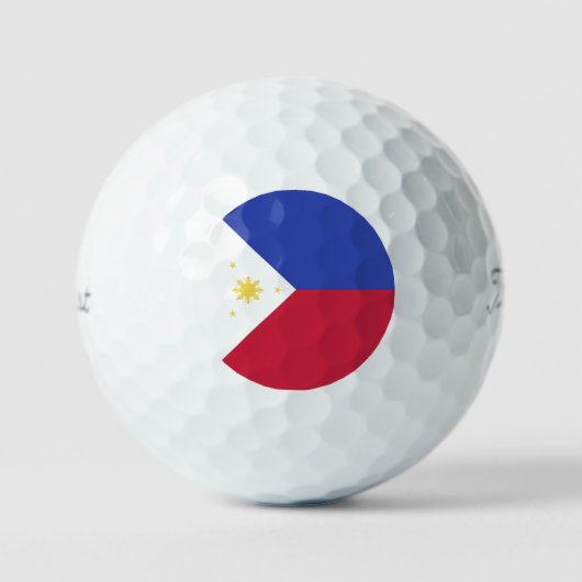 Balles De Golf Emblème du Philippines (Recto)