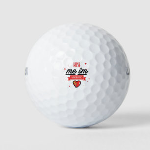 Balles De Golf Embrasse-moi Je suis vacciné